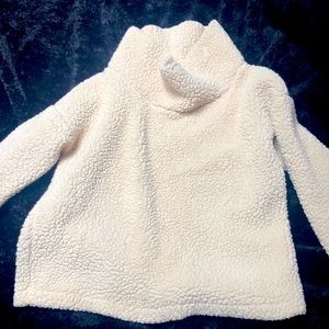 My comfiest sweater. Hard to part with. Cowl neck.